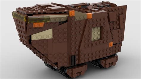 LEGO MOC Jawa Sandcrawler - Midi Scale by Albo.Lego | Rebrickable - Build with LEGO