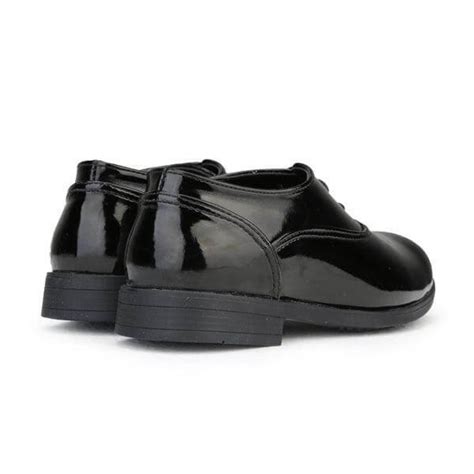 Black Leather Boys Formal Shoes