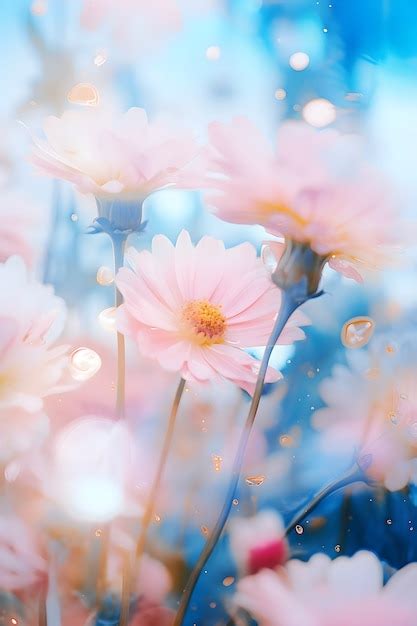 Beautiful floral wallpaper | AI-generated image