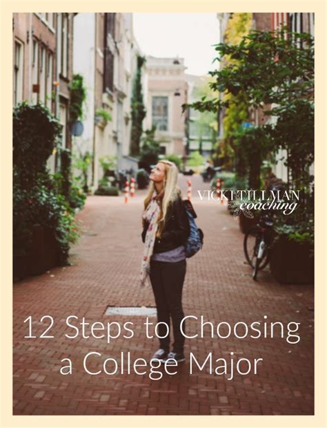 12 Steps to Choosing a College Major