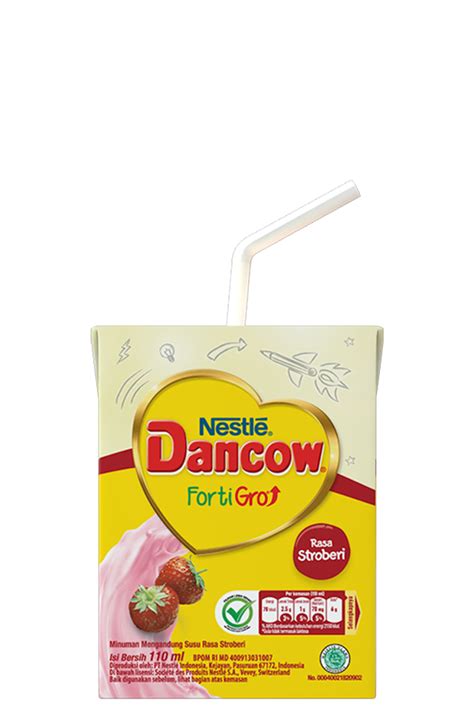 DANCOW FortiGro UHT Stroberi 110ml DANCOW Parenting Center