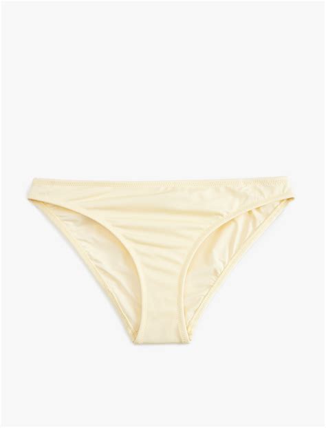 Sarı Kadın Standart Bel Bikini Altı 5SAK00210MM Koton