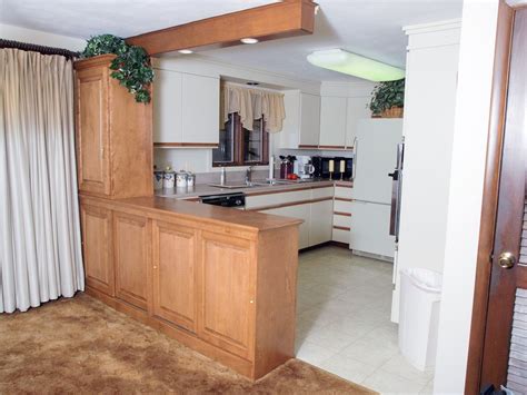 Kitchen Living Room Divider Ideas Cabinets Matttroy