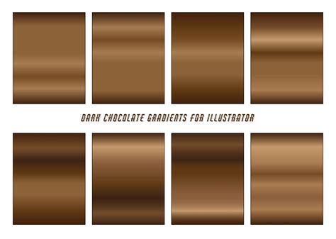 Dark Chocolate Gradient Set - Download Free Vectors, Clipart Graphics & Vector Art