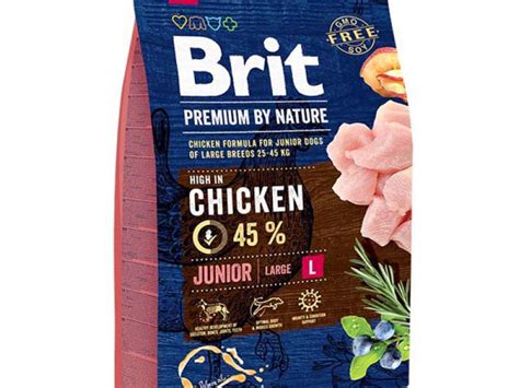 Brit Premium By Nature Junior Large Breed Chicken - рейтинг, обзор ...
