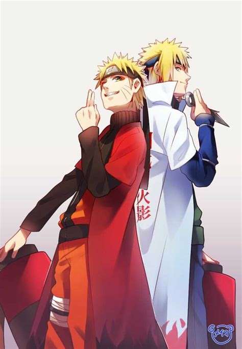 Naruto And Minato Naruto Minato Naruto Uzumaki Shippuden Naruto Shippuden Anime