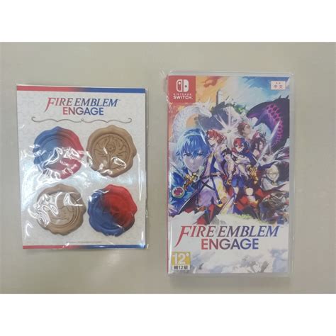 Ns全新現貨不用等附特典 聖火降魔錄 Fire Emblem Engage 中文版（台灣公司貨 Switch Switch夢之國電玩城