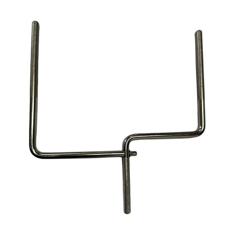 Almencla Cowbell Rod Cowbell Extension Clamp Parts Attachment Metal Arm