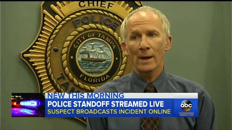 Suspect Livestreams Standoff With Police Youtube