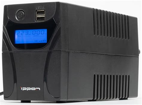 Обзор линейно-интерактивного ИБП Ippon Back Power Pro II 800 с ЖК ...