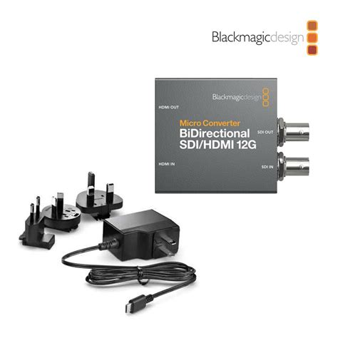 Blackmagic Design BMD Micro Converter BiDirect SDI HDMI 12G 迷你雙向視訊轉換器 含