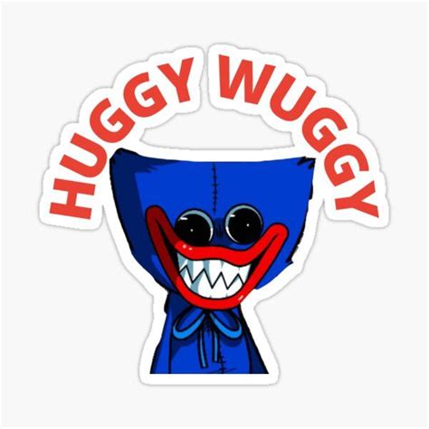 Sticker Huggy Wuggy Par Zars Design Art De Petite Toile