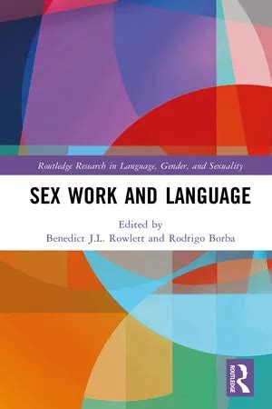 PDF Sex Work And Language By Benedict J L Rowlett