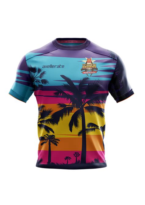 Fijis Coral Coast 7s 2024 Training T Shirt Axellerate Sports