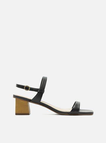 Sand Lia Nude Salto Baixo Tiras Arezzo