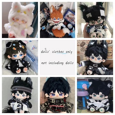 Surprise Price 20cm Cotton Baby Clothes Plush Doll Clothes Boy Baby Clothes Nude Baby Dress Up