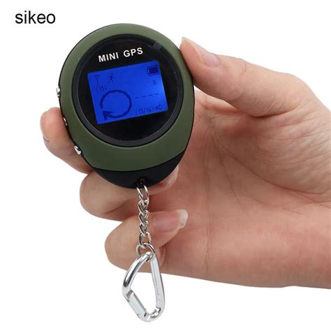 Sikeo Handheld Mini GPS Tracker Tracking Device Portable Keychain GPS ...