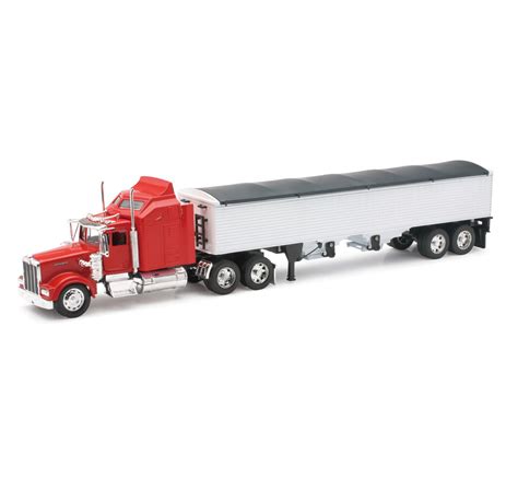 Kenworth W Con Trailer Remolque Gondola De Granos New Ray