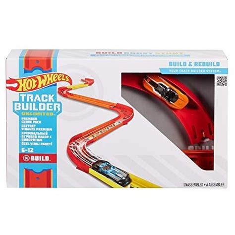Hot Wheels Track Builder Pack Assorted Curve Parts Hot Wheels Track Hot Wheels Track Builder