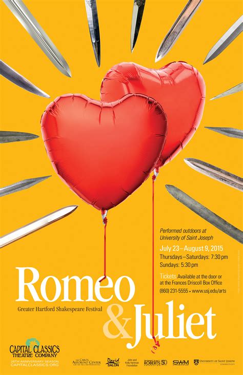 Capital Classics Shakespeare Festival - Romeo & Juliet poster by Cipher