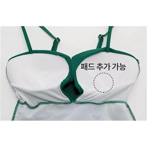 Bikini một mảnh xanh vàng đỏ chụp hình nhóm bikini liền thân xẻ chéo ngực sexy cá tính