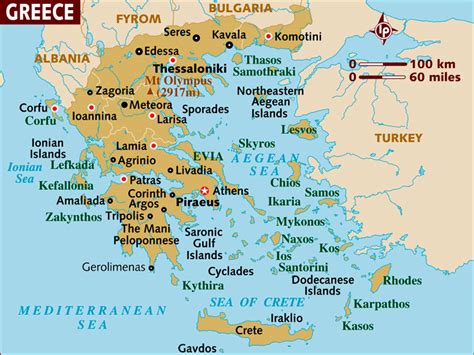 Mapa De Islas Griegas Calculadoras
