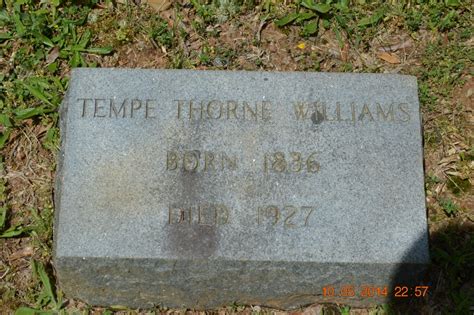 Temperance Davis Tempe Thorne Williams Find A Grave