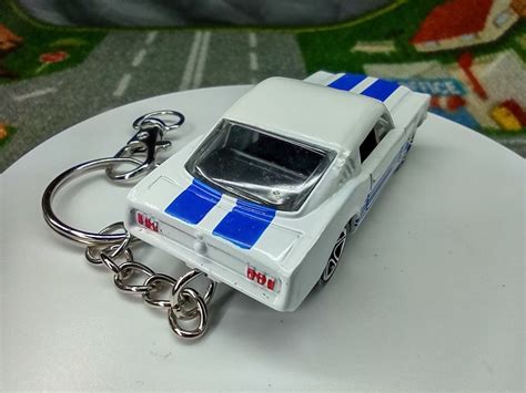 Mustang Gt Vintage Hot Wheels Car Custom Keychain Rare Gift Hot Wheels Matchbox Model