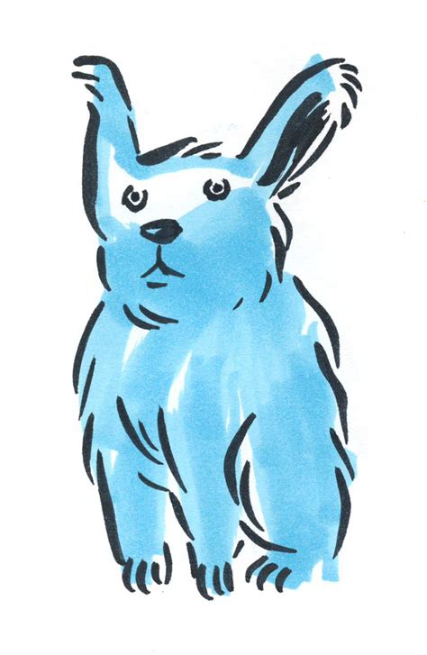 The Art Of Tom Shannon Blue Doodle Period
