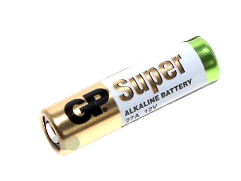GP 12 Volt 27A Alkaline Batterie für Fernbedienungen, Alarmanlage ...