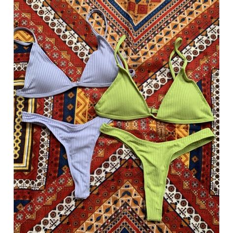 Bikini Tam Giác Lọt Khe Siêu Tây Tanning Đi Biển Siêu Sexy Shopee Việt Nam