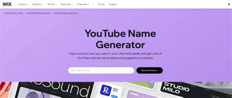 15 Best Youtube Name Generator Tools 100 Working