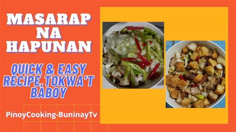 How To Cook Tokwa T Baboy Simple And Easy To Follow Recipe Best