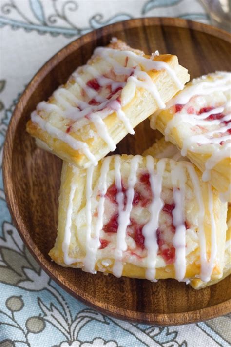 Raspberry Cream Cheese Danish Recipe Chefthisup