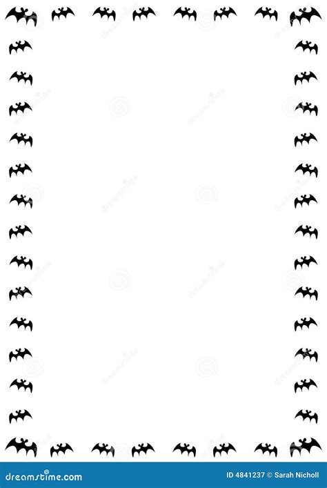 Bat Border Royalty Free Stock Photography Image 4841237