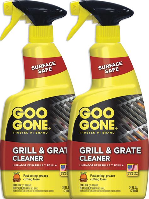 Buy Goo Gone Grill And Grate Cleaner Spray 2 Pack Cleans And