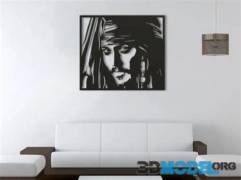 3d Model Captain Jack Sparrow Printable