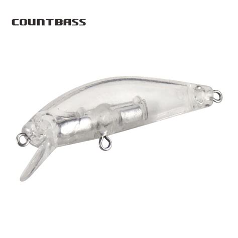 Pcs Countbass Blank Hard Bait Sinking Minnow Mm G Mm G