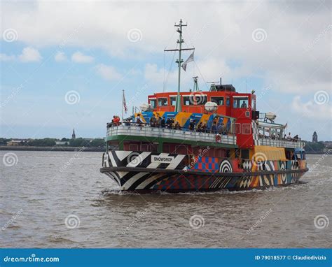 Ferry Cross The Mersey In Liverpool Editorial Photography Image Of