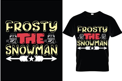 Snowman T Shirt Design Graphic By Centralhouse247 · Creative Fabrica