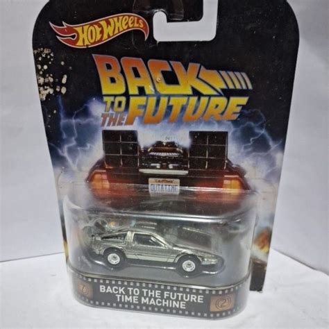 Hot Wheels S Rie Retro Delorean De Volta Para O Futuro Shopee Brasil