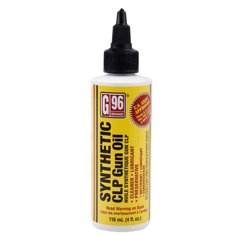 G96 Synthetic Clp Gun Oil 4oz — Wandering Bear Outfitters