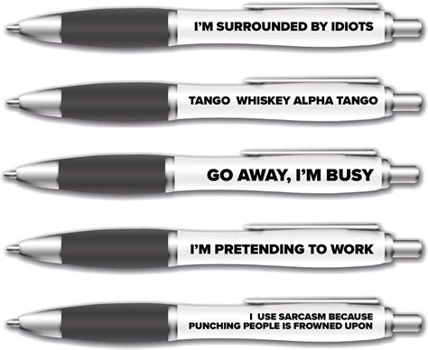 Cheeky Chops Rude Pens Pens For Work PEN65 Fuck Off To Your New Job