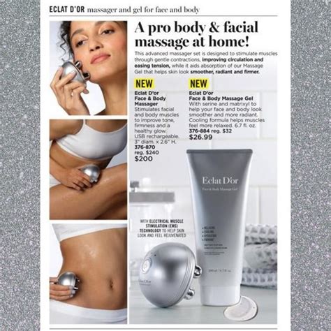 Give yourself a pro body and facial massage at home with Avon's Eclat D ...