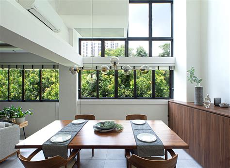Fall in Love with the Large Windows and Wooden Textures in this HDB ...