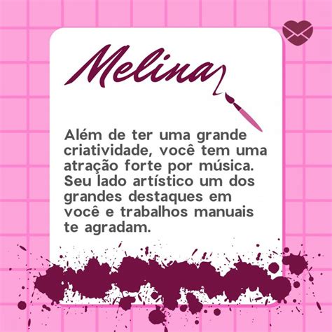 Frases De Melina Como São As Garotas Que Têm Esse Nome