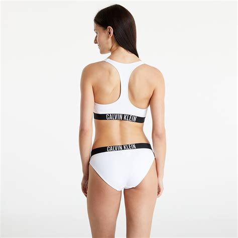 Plavky Calvin Klein Bralette Bikini Top White Footshop