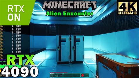 Minecraft RTX Alien Encounter 4K Native RTX 4090 Ryzen 9 7950X