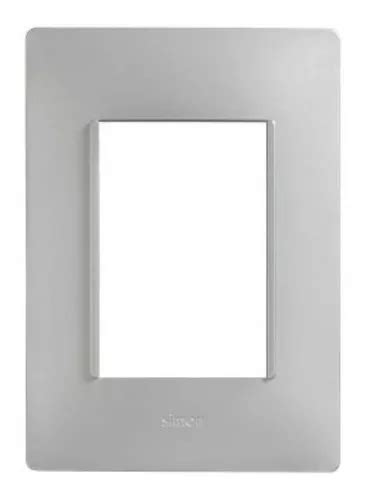 Placa Plata Soporte M Dulos Grafito Simon