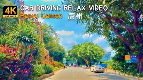 K Hdr Downtown Streets Car Driving Relax Videopanyu Canton